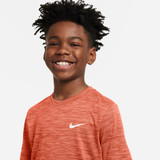 The Nike Kids' Sportswear Legend DRI-FIT Tee in Vintage Coral