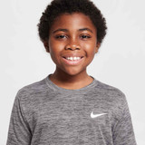 The Nike Kids' Sportswear Legend DRI-FIT Tee in Black/Pure/Heather