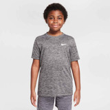 The Nike Kids' Sportswear Legend DRI-FIT Tee in Black/Pure/Heather