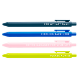 Brittany Paige Passive Aggressive Corporate Lingo Pen Set