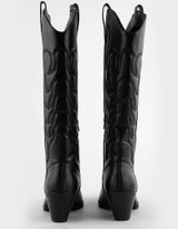 Matisse Women's Dixie Cowgirl Boots in Black back view