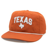 Texas Arch UV Nylon Rope Hat in Burnt Orange