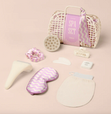 Pinch Provisions Super Spa Set in Orchid pouch detail