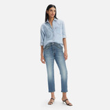 Levi's Women's Wedgie Straight Fit Jeans Maximum Effort Wash back view