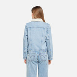 Levi's Women's Original Sherpa Trucker Jacket Feeling Everything Wash front view