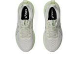 The Asics Women's Glideride Max Running Shoes in Birch White and Black