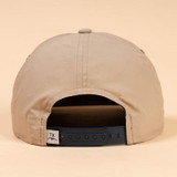 Texas Hill Country Flag Nylon Snapback in Stone Brown