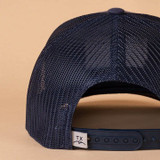 Texas Hill Country Men's Provisions Hill Country Flag Six String Trucker Hat  in Navy Blue