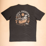 Texas Hill Country Provisions Men's Bone chillin' feather Grass Tee in Vintage Black