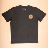 Texas Hill Country Provisions Men's Bone chillin' feather Grass Tee in Vintage Black