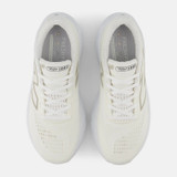 The New Balance Women's Fresh Foam X 1080v14 Running Shoes in White and Metallic Gold