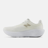 The New Balance Women's Fresh Foam X 1080v14 Running Shoes in White and Metallic Gold