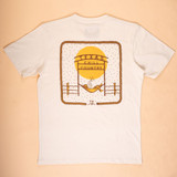 Texas Hill Country Provisions Men's Chill Country Ranch Feather Tee In Vintage White