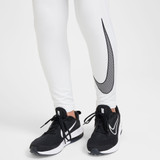 Nike Boy's Dri-Fit Training Tights in  White