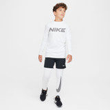 Nike Boy's Dri-Fit Training Tights in  White