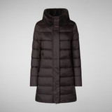 Save The Duck Women's Dalea Jacket in Brown Black