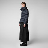 Save The Duck Women's Elsie Jacket Blue Black back view