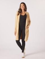 Glyder Women's Elevated Cardigan in Tan