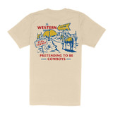 The Sendero Provisions Co. Men's Western Show Tee in Cream