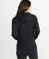 Marine Layer Women's Afternoon Hooded Jacket in Black