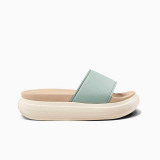 The Reef Women's Cushion Bondi Bay Platform Slides in the Frosty Colorway