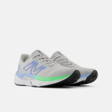 The New Balance Big Kids' FuelCell Propel v5 Running Shoes in Grey Matter With electric sky