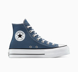 Converse Women's Chuck Taylor All Star Lift Platform High Top Canvas Shoes in Slacker Blue