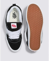 The Vans Men's Knu School Shoe in Black and White