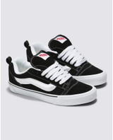 The Vans Men's Knu School Shoe in Black and White