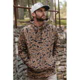 The Burlebo Men's Gauge Camo Fleece Hoodie