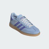 The Adidas Women's Handball Spezial Shoes in Clear Sky and Real Lilac