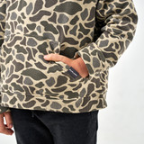 Burlebo Boys' Fleece Hoodie in Classic Deer Camo
