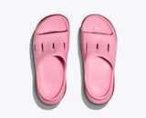 The Hoka Kids' Ora 3 Recovery Slides in Peony and Cerise