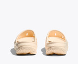 The Hoka Kids' Ora 3 Recovery Slides in the Vanilla Colorway