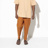 The Birkenstock Men's Boston Clogs in Habana Oiled Leather