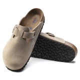 Birkenstock Men's Boston Soft Footbed Clogs Tobacco Oiled Leather quarter view