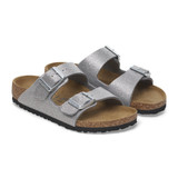 The Birkenstock Kids' Arizona Sandals in Sparkling Light Silver