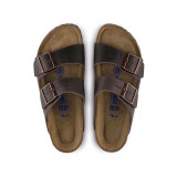 The Birkenstock Women's Arizona Sandals in Habana Oiled Leather