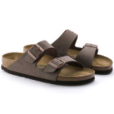 The Birkenstock Women's Arizona Sandals in Mocha Biribuc