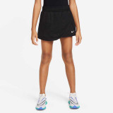 The Nike Girls' Breezy Mid-Rise Skort in Black