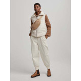 Varley's Women Ellis Reversible Quilt Gilet in Sandshell White