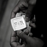 Fulton & Roark Solid Fragrance in metal tin, closed lid view