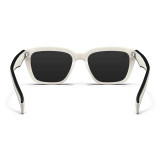 Blenders Mave Cat Eye Sunglasses White Limo three-quarter view
