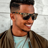 The Blenders Romeo Sunglasses in the Stone Breaker Colorway