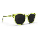 The Blenders Palmy Sunglasses in the Spark Lime Colorway