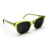 The Blenders Palmy Sunglasses in the Spark Lime Colorway