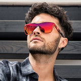 The Blenders Millenia X2 Sunglasses in the Phoenix Fire Colorway