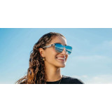 Blenders Millenia X2 Sunglasses Silver Strike front view