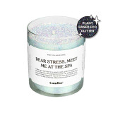 Candier Meet Me at the Spa Glitter Candle