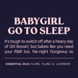 Candier Babygirl, Go to Sleep Essential Oil